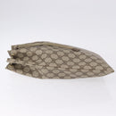 GUCCI GG Supreme Purse Pouch PVC Leather Beige Gold Tone 97 19 303 Auth gh2245-6