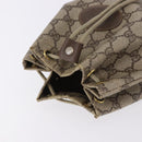 GUCCI GG Supreme Purse Pouch PVC Leather Beige Gold Tone 97 19 303 Auth gh2245-7