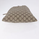GUCCI GG Supreme Purse Pouch PVC Leather Beige Gold Tone 97 19 303 Auth gh2245-9