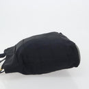 Salvatore Ferragamo Shoulder Bag Canvas Navy Gold Tone Auth gh2246-5