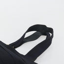 Salvatore Ferragamo Shoulder Bag Canvas Navy Gold Tone Auth gh2246-8