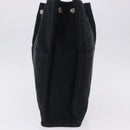 HERMES Fourre Tout MM Hand Bag Canvas Black Silver Auth gh2247A-4