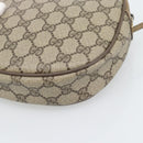 GUCCI GG Supreme Shoulder Bag PVC Leather Beige Gold Tone 56 02 600 Auth gh2251-12