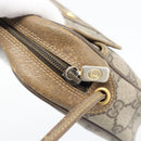 GUCCI GG Supreme Shoulder Bag PVC Leather Beige Gold Tone 56 02 600 Auth gh2251-14