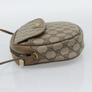 GUCCI GG Supreme Shoulder Bag PVC Leather Beige Gold Tone 56 02 600 Auth gh2251-4