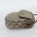 GUCCI GG Supreme Shoulder Bag PVC Leather Beige Gold Tone 56 02 600 Auth gh2251-5