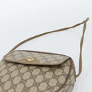 GUCCI GG Supreme Shoulder Bag PVC Leather Beige Gold Tone 56 02 600 Auth gh2251-8