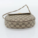 GUCCI GG Supreme Shoulder Bag PVC Leather Beige Gold Tone 56 02 600 Auth gh2251-9