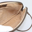 GUCCI GG Supreme Shoulder Bag PVC Leather Beige Gold Tone 97 02 068 Auth gh2253-17
