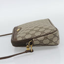 GUCCI GG Supreme Shoulder Bag PVC Leather Beige Gold Tone 97 02 068 Auth gh2253-4