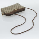 GUCCI GG Supreme Shoulder Bag PVC Leather Beige Gold Tone 97 02 068 Auth gh2253-7