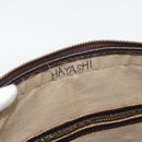 Christian Dior Trotter Canvas Boston Bag Beige Gold Tone Auth gh2254-15