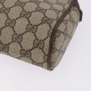 GUCCI GG Supreme Web Sherry Line Clutch Bag PVC Beige 63 014 3553 Auth gh2257-11