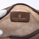 GUCCI GG Supreme Web Sherry Line Clutch Bag PVC Beige 63 014 3553 Auth gh2257-13