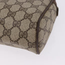 GUCCI GG Supreme Web Sherry Line Clutch Bag PVC Beige 63 014 3553 Auth gh2257-9