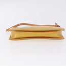 LOUIS VUITTON Monogram Vernis Lexington Accessory Pouch Beige M91010 Auth gh2259-6