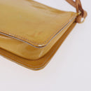 LOUIS VUITTON Monogram Vernis Lexington Accessory Pouch Beige M91010 Auth gh2259-15