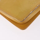 LOUIS VUITTON Monogram Vernis Lexington Accessory Pouch Beige M91010 Auth gh2259-16