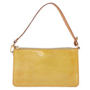 LOUIS VUITTON Monogram Vernis Lexington Accessory Pouch Beige M91010 Auth gh2259-13