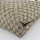 GUCCI GG Supreme Tote Bag PVC Leather Beige Gold Tone 39 02 061 Auth gh2260-15