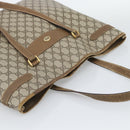 GUCCI GG Supreme Tote Bag PVC Leather Beige Gold Tone 39 02 061 Auth gh2260-6