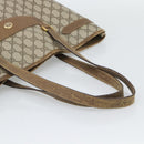 GUCCI GG Supreme Tote Bag PVC Leather Beige Gold Tone 39 02 061 Auth gh2260-7