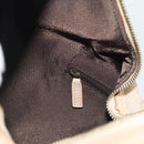 GUCCI GG Canvas Hand Bag Beige Gold Tone 73885 Auth gh2261A-19
