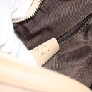 GUCCI GG Canvas Hand Bag Beige Gold Tone 73885 Auth gh2261A-21