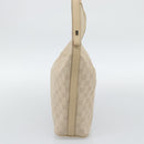 GUCCI GG Canvas Hand Bag Beige Gold Tone 73885 Auth gh2261A-5