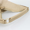 GUCCI GG Canvas Hand Bag Beige Gold Tone 73885 Auth gh2261A-7