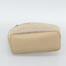 GUCCI GG Canvas Hand Bag Beige Gold Tone 73885 Auth gh2261A-9