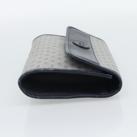 GUCCI Micro GG Clutch Bag PVC Leather Navy 004 89 0265 Auth gh2263