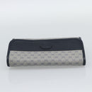 GUCCI Micro GG Clutch Bag PVC Leather Navy 004 89 0265 Auth gh2263-5