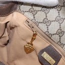 GUCCI GG Supreme Clutch Bag PVC Leather Beige 004 904 0190 Auth gh2264-18