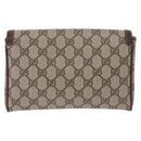 GUCCI GG Supreme Clutch Bag PVC Leather Beige 004 904 0190 Auth gh2264-3