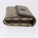 GUCCI GG Supreme Clutch Bag PVC Leather Beige 004 904 0190 Auth gh2264-4