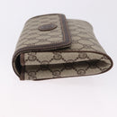 GUCCI GG Supreme Clutch Bag PVC Leather Beige 004 904 0190 Auth gh2264-5