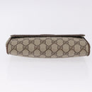 GUCCI GG Supreme Clutch Bag PVC Leather Beige 004 904 0190 Auth gh2264-7