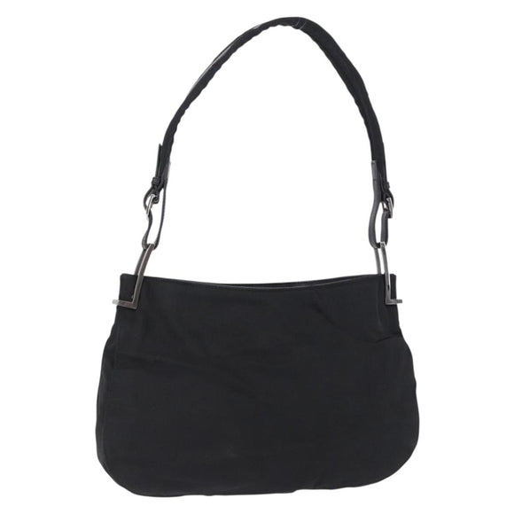 GUCCI Shoulder Bag Canvas Black 001 3193 Auth gh2266