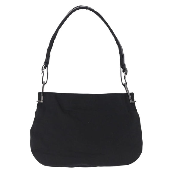 GUCCI Shoulder Bag Canvas Black 001 3193 Auth gh2266