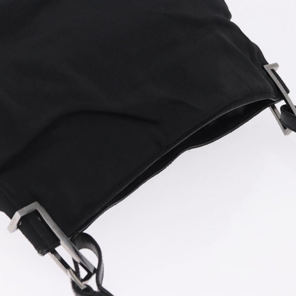 GUCCI Shoulder Bag Canvas Black 001 3193 Auth gh2266