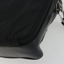 GUCCI Shoulder Bag Canvas Black Silver 001 3294 Auth gh2268-15
