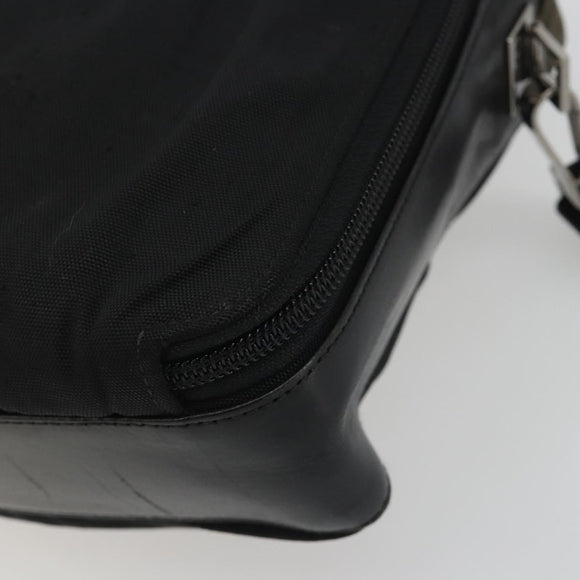 GUCCI Shoulder Bag Canvas Black Silver 001 3294 Auth gh2268