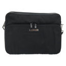 GUCCI Shoulder Bag Canvas Black Silver 001 3294 Auth gh2268-13