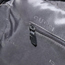 GUCCI Shoulder Bag Canvas Black Silver 001 3294 Auth gh2268-22