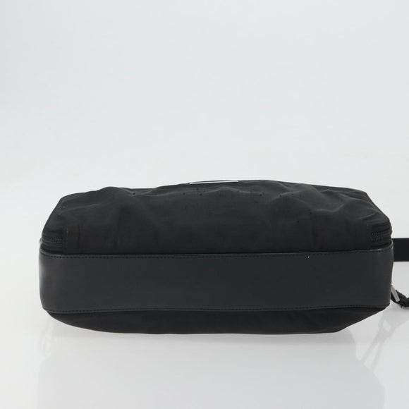 GUCCI Shoulder Bag Canvas Black Silver 001 3294 Auth gh2268