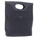 FENDI Hand Bag Canvas Navy Black Auth gh2269-1