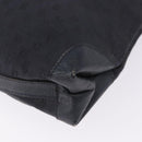 FENDI Hand Bag Canvas Navy Black Auth gh2269-11