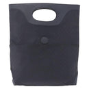 FENDI Hand Bag Canvas Navy Black Auth gh2269-2