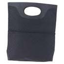 FENDI Hand Bag Canvas Navy Black Auth gh2269-3